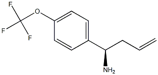(1R)-1-[4-(TRIFLUOROMETHOXY)PHENYL]BUT-3-ENYLAMINE Structure