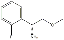 (1R)-1-(2-FLUOROPHENYL)-2-METHOXYETHAN-1-AMINE Structure