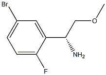 (1R)-1-(5-BROMO-2-FLUOROPHENYL)-2-METHOXYETHYLAMINE Structure