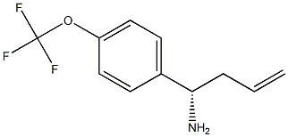 (1S)-1-[4-(TRIFLUOROMETHOXY)PHENYL]BUT-3-ENYLAMINE Structure