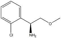 (1S)-1-(2-CHLOROPHENYL)-2-METHOXYETHAN-1-AMINE Structure