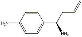 4-((1R)-1-AMINOBUT-3-ENYL)PHENYLAMINE Structure