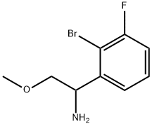 1-(2-BROMO-3-FLUOROPHENYL)-2-METHOXYETHYLAMINE Structure