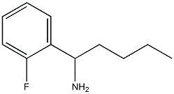 1-(2-FLUOROPHENYL)PENTAN-1-AMINE Structure