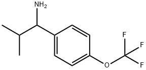 2-METHYL-1-[4-(TRIFLUOROMETHOXY)PHENYL]PROPYLAMINE Structure