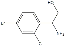 2-AMINO-2-(4-BROMO-2-CHLOROPHENYL)ETHAN-1-OL Structure
