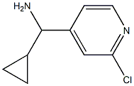 1-(2-chloropyridin-4-yl)-1-cyclopropylmethanamine Structure