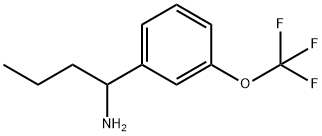 1-[3-(TRIFLUOROMETHOXY)PHENYL]BUTAN-1-AMINE 구조식 이미지