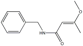 2-Butenamide, 3-methoxy-N-(phenylmethyl)-, (E)- 구조식 이미지