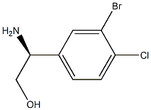 (2S)-2-AMINO-2-(3-BROMO-4-CHLOROPHENYL)ETHAN-1-OL 구조식 이미지