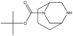 tert-Butyl 6,8-diazabicyclo[3.2.2]nonane-6-carboxylate Structure