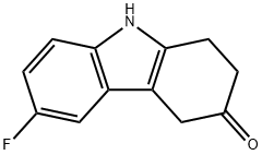 6-fluoro-1,2,4,9-tetrahydro-3H-carbazol-3-one 구조식 이미지