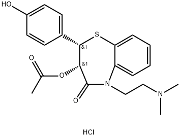 Diltiazem EP Impurity C Structure