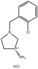 (R)-1-(2-Chlorobenzyl)pyrrolidin-3-aminedihydrochloride Structure