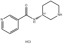 (R)-N-(Piperidin-3-yl)nicotinamide dihydrochloride 구조식 이미지