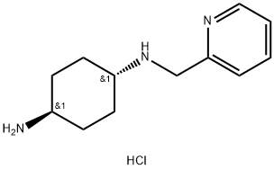 (1R*,4R*)-N1-(Pyridin-2-ylmethyl)cyclohexane-1,4-diamine dihydrochloride Structure