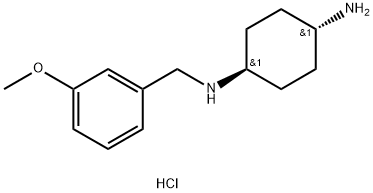 (1R*,4R*)-N1-(3-Methoxybenzyl)cyclohexane-1,4-diamine dihydrochloride Structure