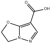 2,3-Dihydropyrazolo[5,1-b]oxazole-7-carboxylic acid 구조식 이미지