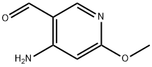 4-Amino-6-methoxy-pyridine-3-carbaldehyde 구조식 이미지