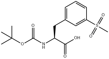 1289646-76-9 (S)-2-(tert-butoxycarbonylamino)-3-(3-(methylsulfonyl)phenyl) propanoic acid