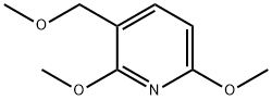 2,6-Dimethoxy-3-(methoxymethyl)pyridine 구조식 이미지