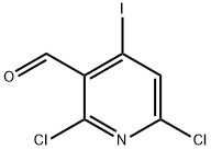 2,6-dichloro-4-iodonicotinaldehyde 구조식 이미지