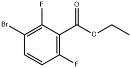 Ethyl 3-bromo-2,6-difluorobenzoate Structure