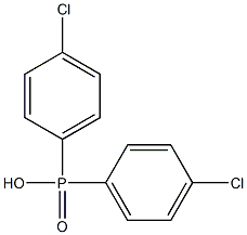 bis(4-chlorophenyl)phosphinic acid Structure