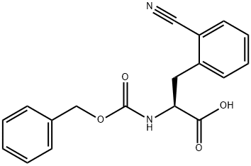 Cbz-2-Cyano-DL-Phenylalanine 구조식 이미지