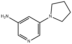 5-(Pyrrolidin-1-yl)pyridin-3-amine Structure