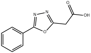 2-(5-phenyl-1,3,4-oxadiazol-2-yl)acetic acid Structure