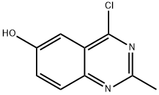 4-Chloro-6-hydroxy-2-methyl-quinazoline 구조식 이미지