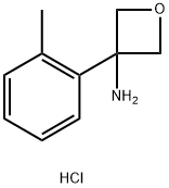 3-o-Tolyloxetan-3-amine hydrochloride Structure