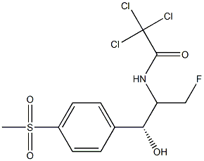 2,2,2-trichloro-N-[(1R)-3-fluoro-1-hydroxy-1-(4-methylsulfonylphenyl)propan-2-yl]acetamide Structure