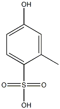 4-Hydroxy-2-methylbenzenesulfonic acid 구조식 이미지