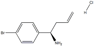 (1R)-1-(4-BROMOPHENYL)BUT-3-EN-1-AMINE HYDROCHLORIDE Structure