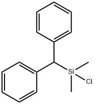 Benzhydrylchlorodimethylsilane Structure