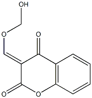 3-(hydroxy-methoxy-methylidene)chroman-2,4-dione Structure