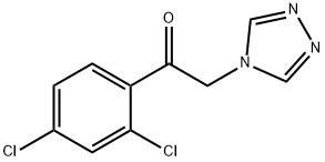 Ethanone, 1-(2,4-dichlorophenyl)-2-(4H-1,2,4-triazol-4-yl)- Structure