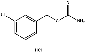 2-(3-Chlorobenzyl)-2-thiopseudourea hydrochloride Structure