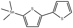 Stannane, [2,2'-bithiophen]-5-yltrimethyl- Structure