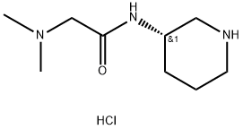 (S)-2-(Dimethylamino)-N-(piperidin-3-yl)acetamide dihydrochloride Structure