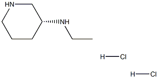 (R)-N-Ethylpiperidin-3-amine dihydrochloride Structure