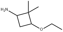 3-ethoxy-2,2-dimethylcyclobutan-1-amine 구조식 이미지