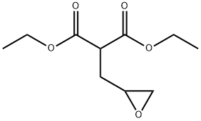 Propanedioic acid, (oxiranylmethyl)-, diethyl ester 구조식 이미지