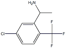1-[5-CHLORO-2-(TRIFLUOROMETHYL)PHENYL]ETHAN-1-AMINE 구조식 이미지