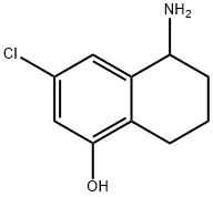 5-AMINO-3-CHLORO-5,6,7,8-TETRAHYDRONAPHTHALEN-1-OL Structure