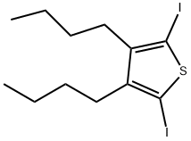Thiophene, 3,4-dibutyl-2,5-diiodo- 구조식 이미지