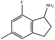 7-FLUORO-5-METHYL-2,3-DIHYDRO-1H-INDEN-1-AMINE Structure