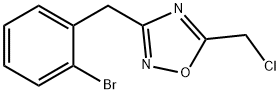 3-(2-bromobenzyl)-5-(chloromethyl)-1,2,4-oxadiazole Structure